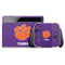 Clemson University Tiger Print Purple Nintendo Switch OLED (2021) Skin